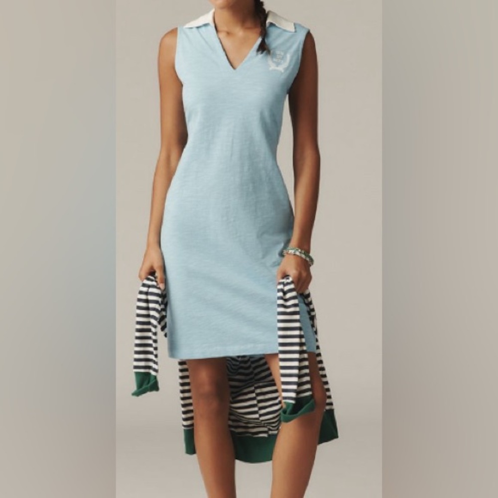 Blue Sleeveless Dress